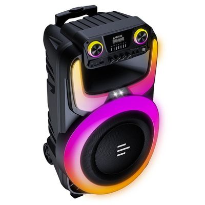 Caixa de Som Multilaser Pulse Burst 2 600W Bluetooth Rádio FM Preto