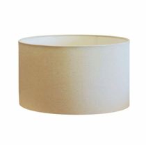 Cúpula Abajur Cilíndrica Cp-7024 ø50x25cm Algodão Crú