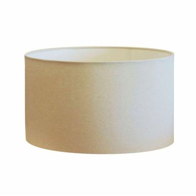 Cúpula Abajur Cilíndrica Cp-7024 ø50x25cm Algodão Crú