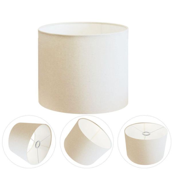 Cúpula Abajur E Luminária Cilíndrica Vivare Cp-7012 ø30x25cm - Bocal Nacional Branco