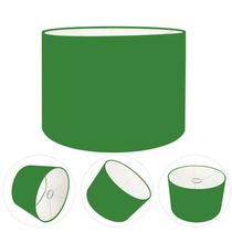 Cúpula Abajur Cilíndrica Cp-7017 ø40x21cm Verde Folha