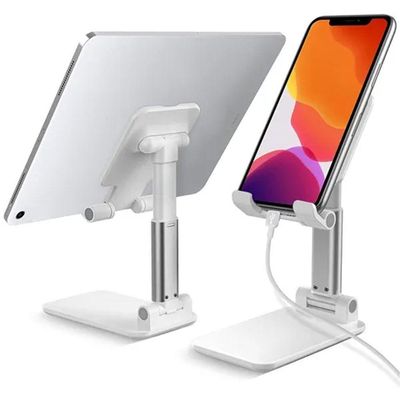 Suporte Retrátil Ajustável Para Celular Tablet Ipad Verde