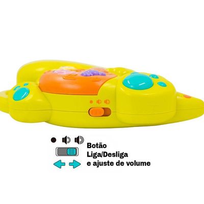 Teclado Piano Musical Bebe Brinquedo Infantil Divertido Som Dinossauro