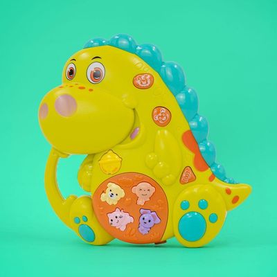 Teclado Piano Musical Bebe Brinquedo Infantil Divertido Som Dinossauro
