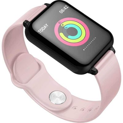 Relógio B57 Smartwatch Monitor Cardíaco Ios Rosa