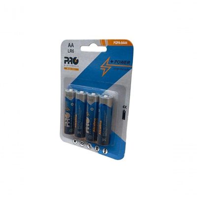 Pilha Alcalina Proeletronic Aa Pqpa-0aa4 Com 4 Unidades