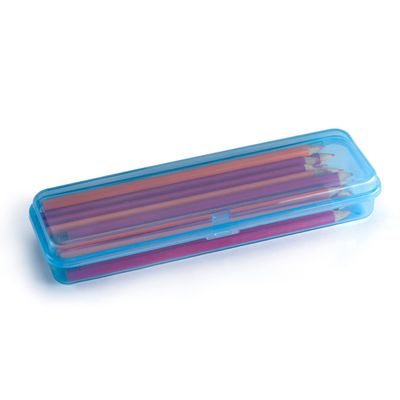 ESTOJO PLASTICO SIMPLES AZUL WALEU