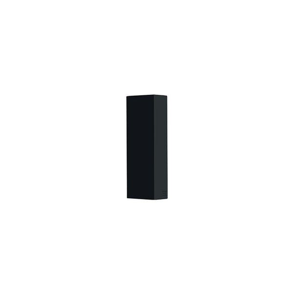 Arandela Stella Wall Mini Led 2 Fachos Abertos Ip65 5w Bivolt Preto - 3000k - Luz Amarela