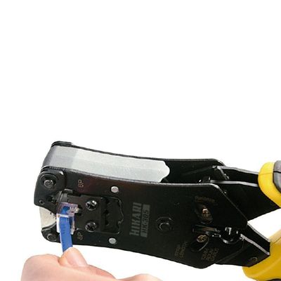 Testador De Cabos De Rede E Alicate De Crimpar Hikari Hk-305