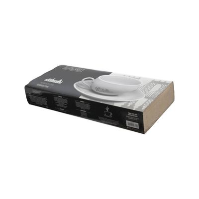 Jogo de Xícaras para Chá Manhattan em Porcelana 160 ml 6 Peças Hauskraft Branco
