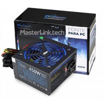 Fonte Atx Gamer 450w Bivolt para PC Cowboy Kp-533 Knup Silenciosa