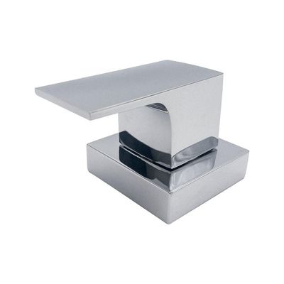 Acabamento Registro Alavanca Quadrado Cromado Chuveiro Deca Metal Luxo