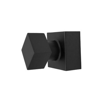 Acabamento Registro Quadrado Pressão E Gaveta Preto Black Fosco Metal