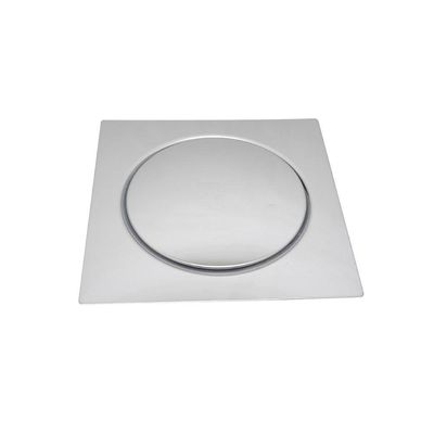Ralo Click Inteligente Quadrado 15x15cm Metal Cromado