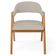 Cadeira de Jantar e Estar Living Estofada Nadja L02 Linho Bege - Lyam Decor
