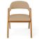 Cadeira de Jantar e Estar Living Estofada Nadja L02 Linho Bege Escuro - Lyam Decor