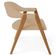 Cadeira de Jantar e Estar Living Estofada Nadja L02 Linho Bege Escuro - Lyam Decor