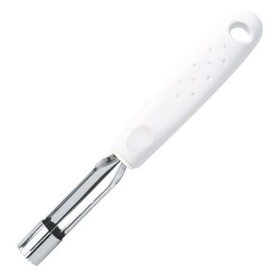 Extrator de Polpa Tramontina Utilita em Aço Inox com Cabo de Polipropileno Branco