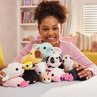 Pelúcia Hug-A-Lumps Baby 0,23kg - Vaca Clover