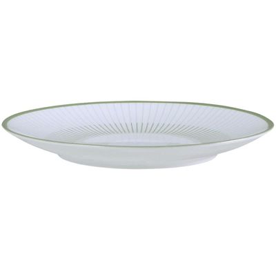 Prato de Sobremesa 19cm Tramontina Lineare Porcelana Decorada Avulso Raso