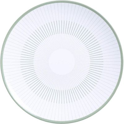 Prato de Sobremesa 19cm Tramontina Lineare Porcelana Decorada Avulso Raso