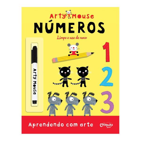 Livro Arty Mouse - Números - Aprendendo com Arte - Catapulta