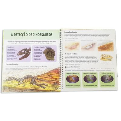 Livro Dinossauros - Catapulta