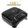 Sanduicheira e Grill Philco 2 em 1 Antiaderente 750W PGR25A 220V