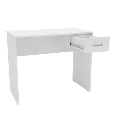 Escrivaninha Politorno Arapei 1 Gaveta MDP Compacta Pintura UV Design Moderno Branco
