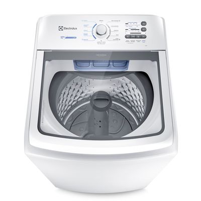 Máquina de Lavar Electrolux 17kg Branca Essential Care com Cesto Inox e Jet&Clean (LED17) 220V