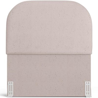 Cabeceira Cama Box 100cm Orgânica Lanna W01 Linho Bege - Lyam Decor