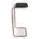 Mesa Lateral Tampo Multiuso P/ Sofá Base Bronze Preto