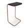 Mesa Lateral Tampo Multiuso P/ Sofá Base Bronze Preto