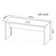 Mesa para Home Office 163cm ME4109 Branco Tecno Mobili