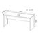 Mesa para Home Office 163cm ME4109 Branco Tecno Mobili