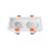 Spot De Embutir Recuado Nordecor Loyo Para 2 Lâmpadas Gu10 Mr16 Branco