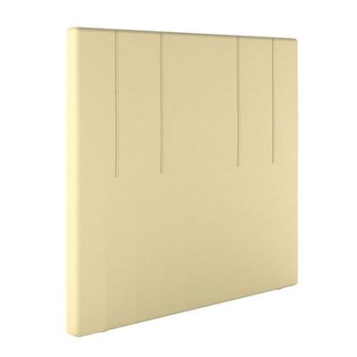 Cabeceira Estofada Casal 140 Cm Rubi Linho Creme