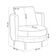 Kit 02 Poltronas Decorativas Orgânica Para Sala de Estar Living Belfort L06 Couro Bege - Lyam Decor