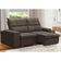 Sofá Retrátil Reclinável Para Sala 3 Lugares 230cm Niels F04 Veludo Marrom - Lyam Decor