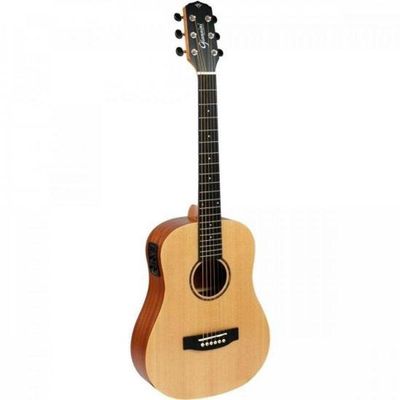 Violão Aco Travel Gtg-36s Eq Natural Satin Giannini