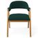 Kit 02 Cadeiras de Jantar e Estar Living Estofada Nadja L02 Bouclê Verde - Lyam Decor