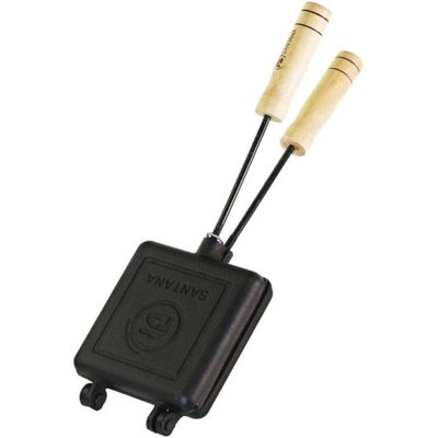 Chapa Sanduicheira De Fogão Para Pão De Forma De Ferro Fundido - Santana