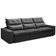 Sofá Retrátil Reclinável Para Sala 3 Lugares 230cm Aires F04 Veludo Cinza Escuro - Lyam Decor