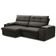 Sofá Retrátil Reclinável Para Sala 3 Lugares 245cm Gordon F04 Veludo Marrom Escuro - Lyam Decor