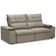 Sofá Retrátil Reclinável Para Sala 3 Lugares 210cm Niels F04 Veludo Amêndoa - Lyam Decor