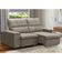 Sofá Retrátil Reclinável Para Sala 3 Lugares 210cm Niels F04 Veludo Amêndoa - Lyam Decor