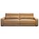 Sofá 3 Lugares Retrátil Reclinável Elétrico 254cm Mazi L06 Couro Caramelo - Lyam Decor