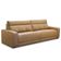 Sofá 3 Lugares Retrátil Reclinável Elétrico 254cm Mazi L06 Couro Caramelo - Lyam Decor