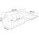 Sofá 3 Lugares Retrátil Reclinável Elétrico 254cm Mazi L06 Couro Caramelo - Lyam Decor