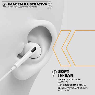 Earbuds - Fone de ouvido Fone de ouvido Dual Air Lightining MFI - Gshield